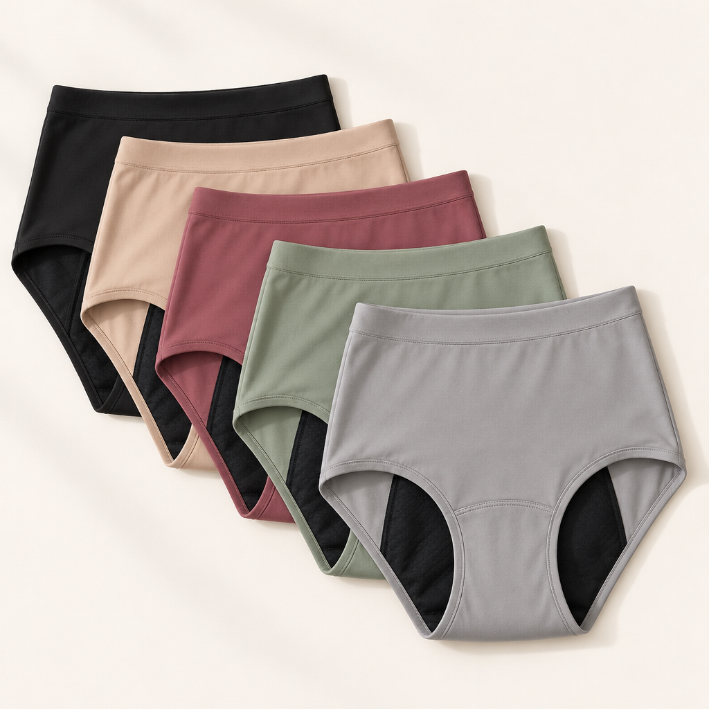 Five pairs of Comfy Elle briefs